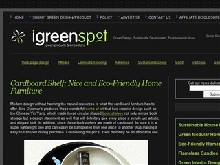 Cardboard Shelf: Nice and Eco-Friendly Home Furniture | IGreenSpot