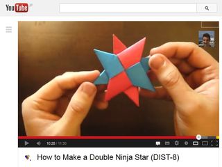 How to Make a Double Ninja Star (DIST-8) - YouTube