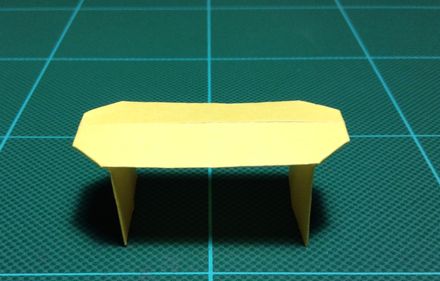 折り紙 ローテーブル カキノタ 工作 Diy